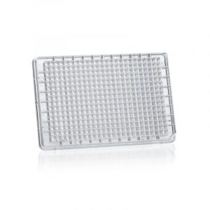 Placa microtituladoras BRANDplates®, 384 pocillos, pureGrade™, PS, BIO-CERT® CERTIFIED QUALITY, BRAND®