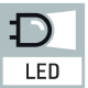 Iluminación LED: Fuente de luz fria y de muy larga duracion, gran ahorro de energia