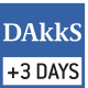 Calibrado DAkkS posible. En el pictograma se indica la duración de la puesta a disposición del calibrado DAkkS.